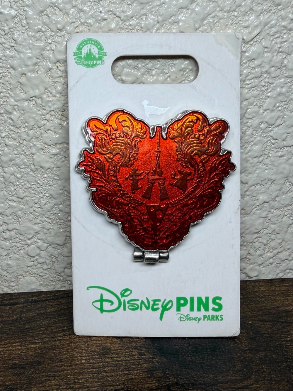 Disney Parks Remy Ratatouille Adventure Remy Holding Cherry 45th Hinged Pin NEW